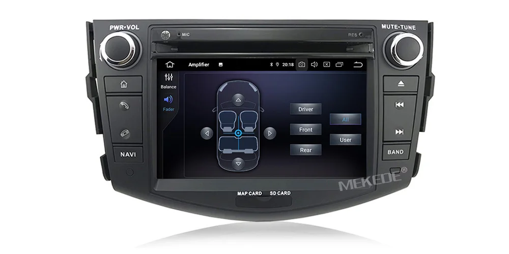Clearance MEKEDE PX5 4+64G  android 9.0 car dvd gps navigation player For Toyota RAV4 Rav 4 2007-2011 car radio Multimedia stereo 8 core 13