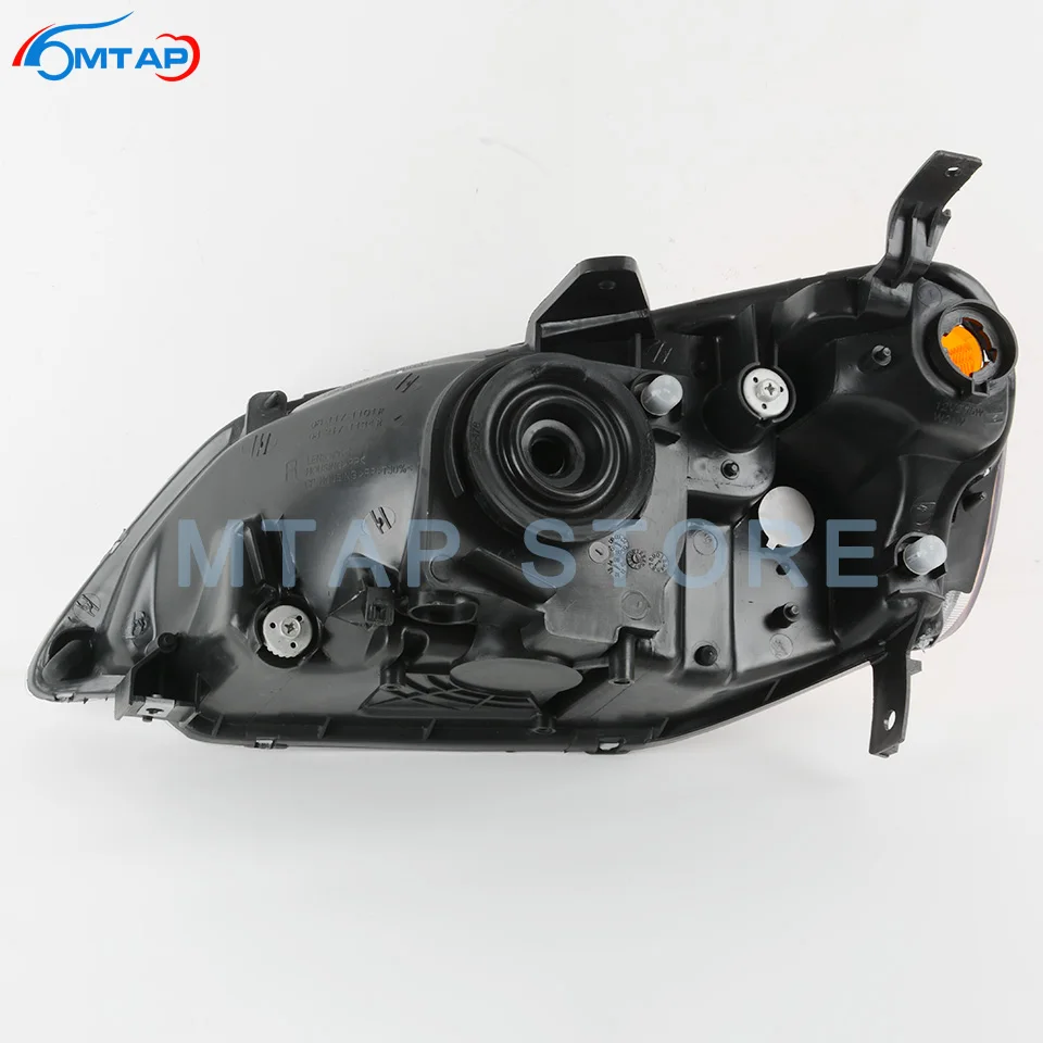 MTAP передний бампер головной светильник в сборе для Honda для Civic 2001 2002 2003 ES5 ES8 налобный фонарь галогенный желтый