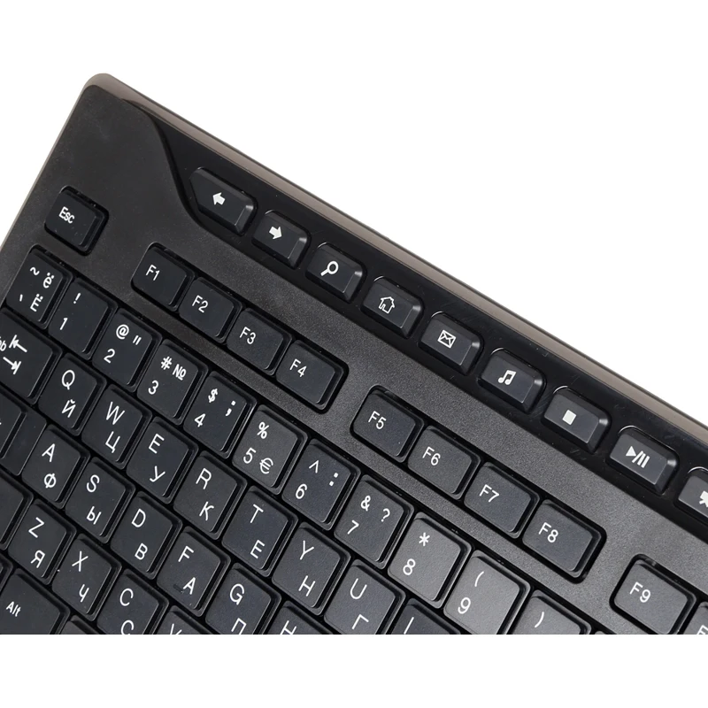 Клавиатура A4 KD-800 черный USB slim Multimedia