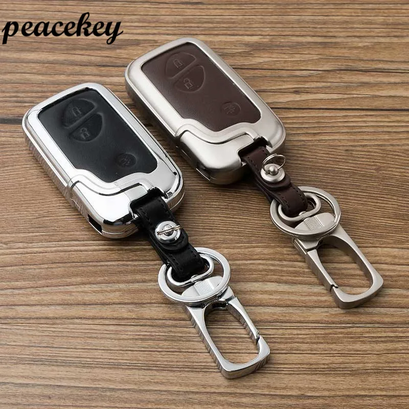 Peacekey цинковый сплав + кожаный чехол для автомобильного ключа Lexus ES240 RX350 rx270 IS250 GS300