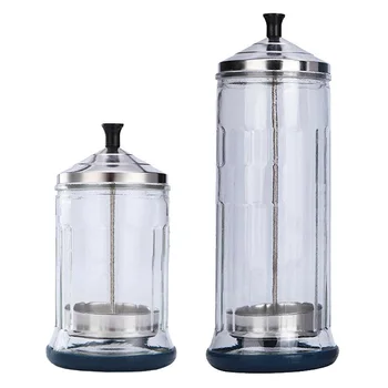 

Hairdressing Tools Empty Glass Disinfectant Jar Disinfection Bottle Container For Barber Sanitizing Shear Combs Tools
