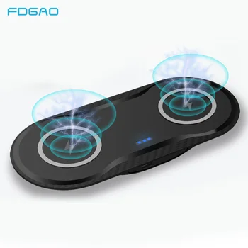 Fdgao 20ワット高速チーワイヤレス充電器サムスンS10 S20デュアル10ワットシート急速充電iphone 11プロxr xs airpodsプロ