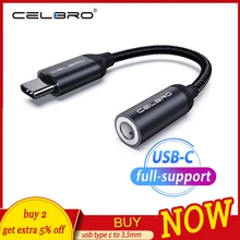 Тип C 3,5 мм Aux адаптер Usb C до 3,5 мм разъем для наушников адаптер аудио кабель для Samsung Note 10 Plus S20 Ultra Google Pixel 3 4 2(China)