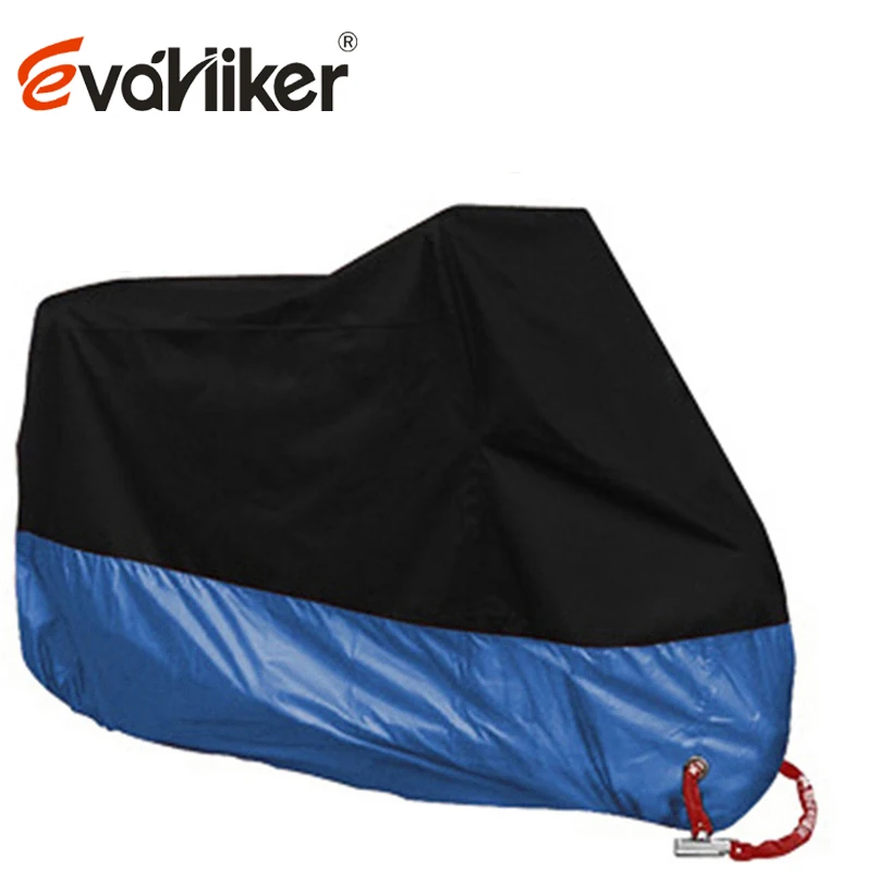 Waterproof Heavy Duty 190T Polyester Motorcycle Cover - All-Season UV & Dust Protection