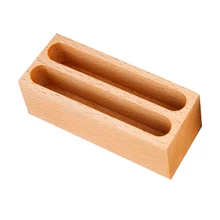 Спальня Противоскользящий деревянный Настольный простой Органайзер подарок бизнес-держатель для карт офисный стол стабильная большая емкость