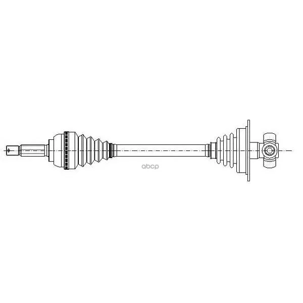 Привод В Сборе L(Abs) 682mm Metelli 170637 Metelli арт. 170637