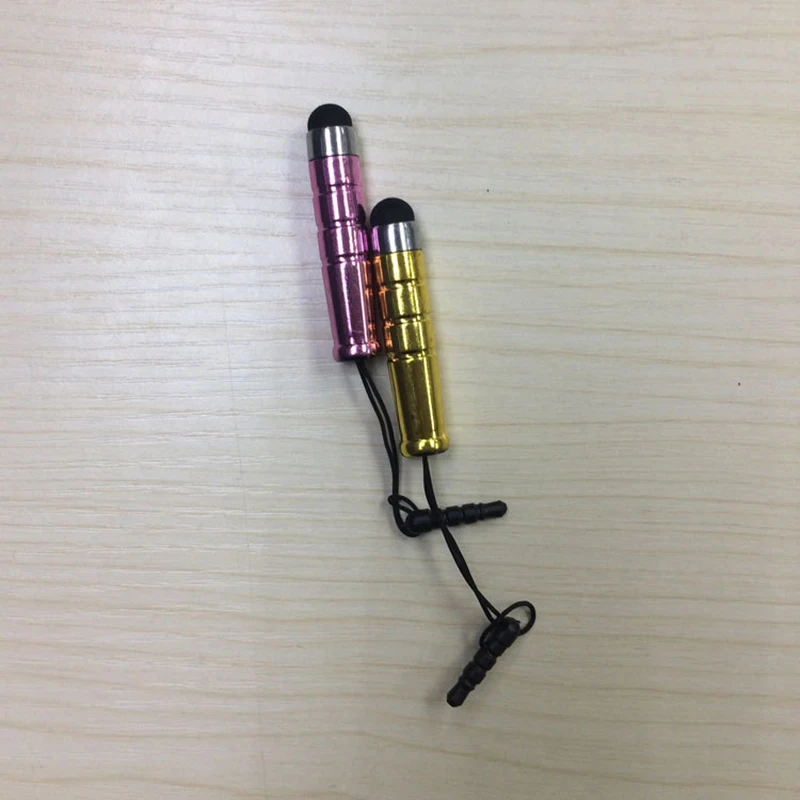 Bullet Capacitive Pen Stylus Mobile Phone Tablet with Dust Plug Capacitive Screen Universal Handwriting Stylus