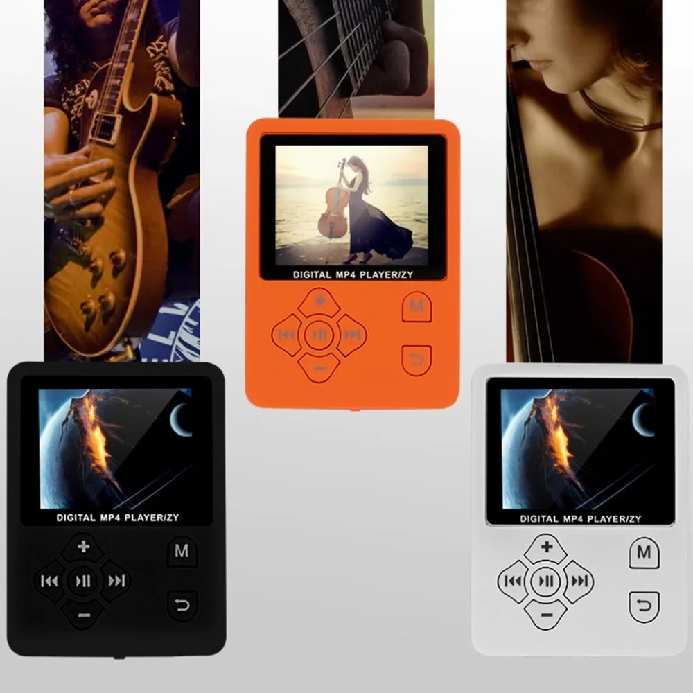 MP3 T2 card MP3 cross ultra-thin lightweight portable screen MP3 music player MP3 portable Round key Cross key