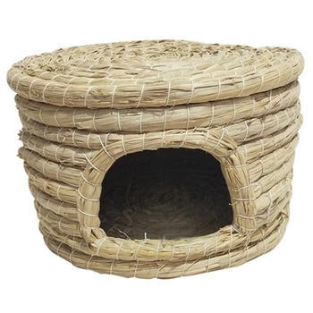 

Straw Bird Cage Pet Bird Nest Pigeon Nest Parrot Cage Squirrel Cage Straw Pigeon Nest Straw Pet Nest