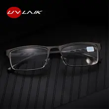 UVLAIK, простые бизнес близорукие очки, готовые очки для близорукости, ультралегкие очки в металлической оправе, студенческие очки с коротким зрением
