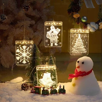 

Merry Christmas Decoration Battery Santa Powered String Light Fairy Lights LED Garland Light Christmas Lights Outdoor Kerst