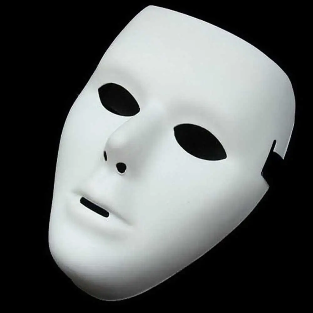 

Halloween JabbaWockeeZ Mask Mask Dance Mask Ball White Street Dance Mask for Men and Women