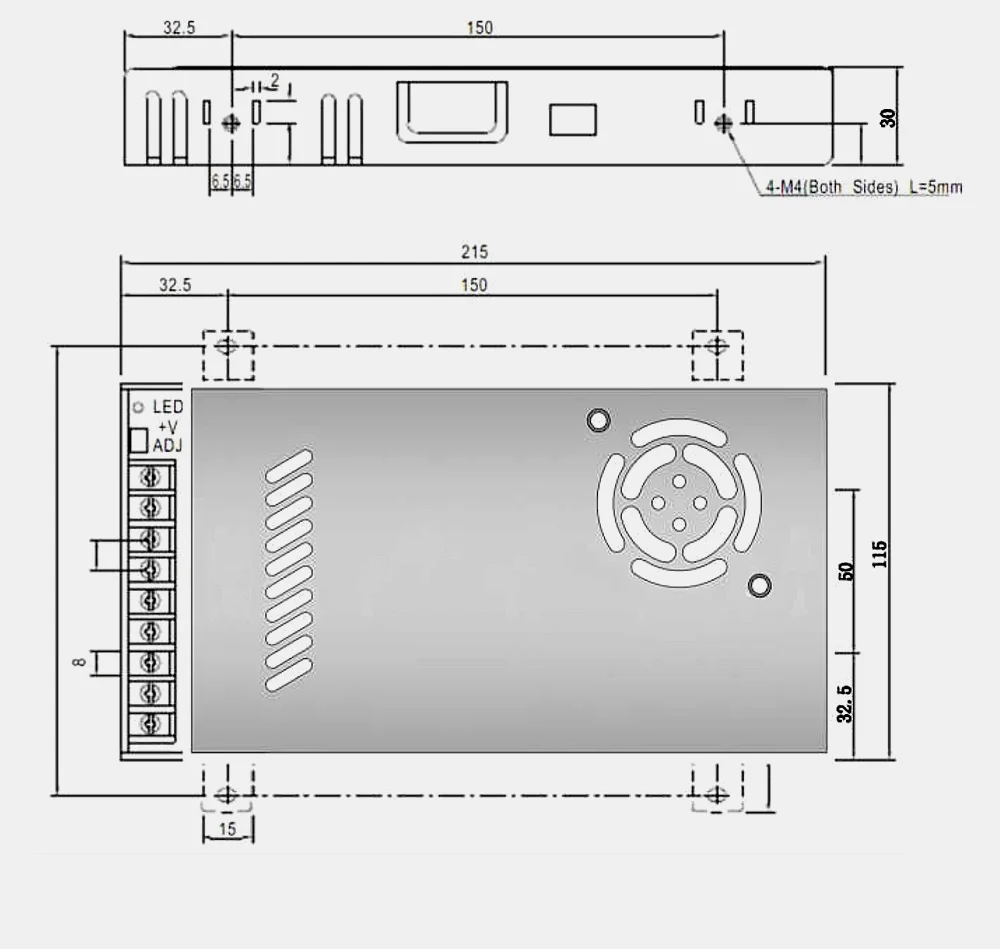 Cloudray CRS-350 fonte de alimentação 24v 36v
