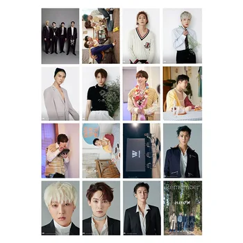 

16PCS/Set High Quality KPOP WINNER Photo Card Poster LOMO Cards Self Made Paper Photocard Fans Gift Collection