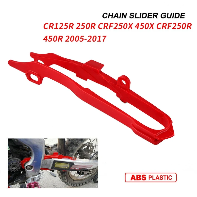 Plastic Chain Slider Guide Swingarm Guard for Honda CR125R/250R CRF250X/450X CRF250R/450R 2005-2017 enlarge