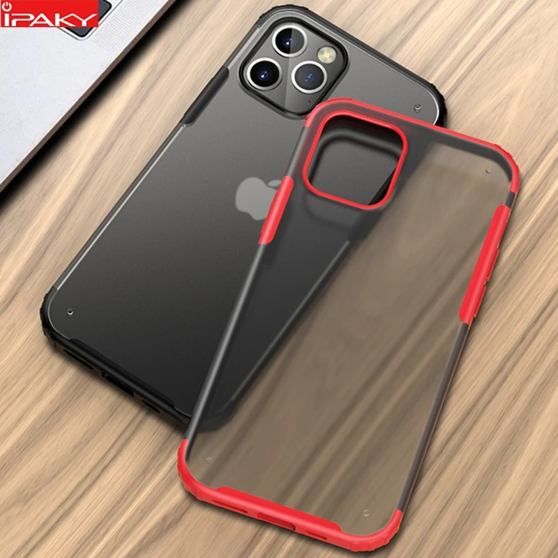 Чехол IPAKY для iPhone 11 прозрачный силиконовый гибридный чехол из поликарбоната Pro