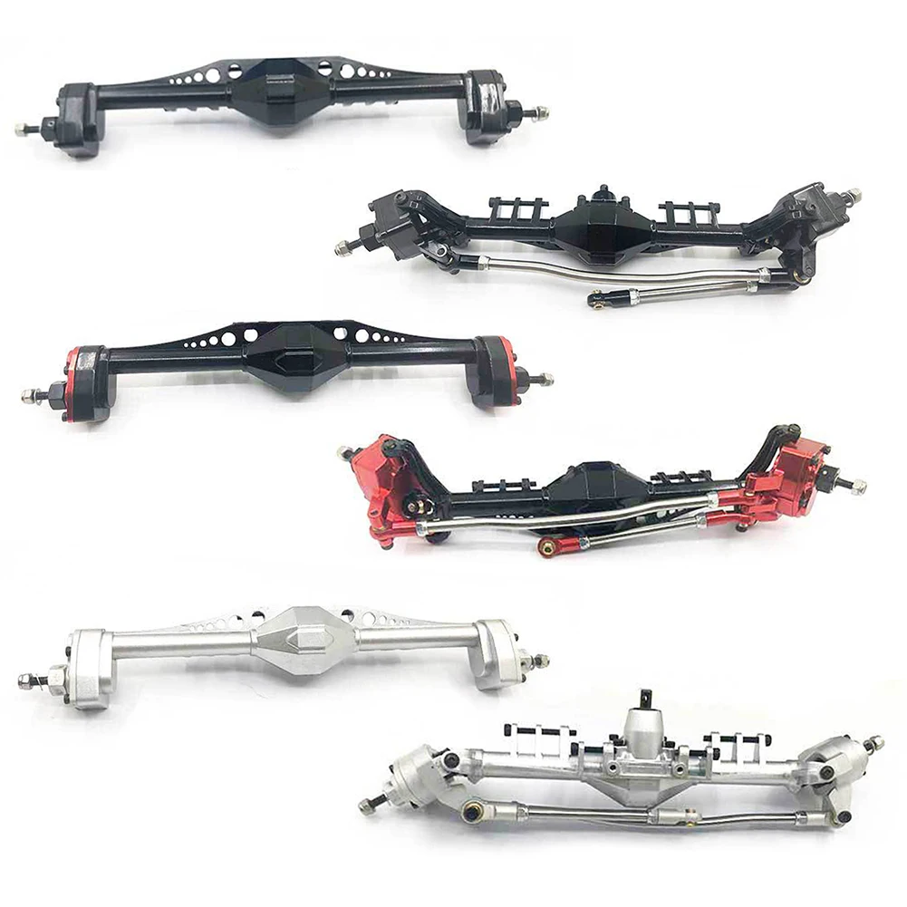 Rctoyfun Rc Car Cnc Metal 12mm Standard Hex Front Rear Axles Set For 1/