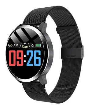 

Bakeey Q8 Heart Rate Blood Pressure Monitor Reminder Multiple Dials bluetooth Sport Fitness bluetooth Smart Watch for Men Women