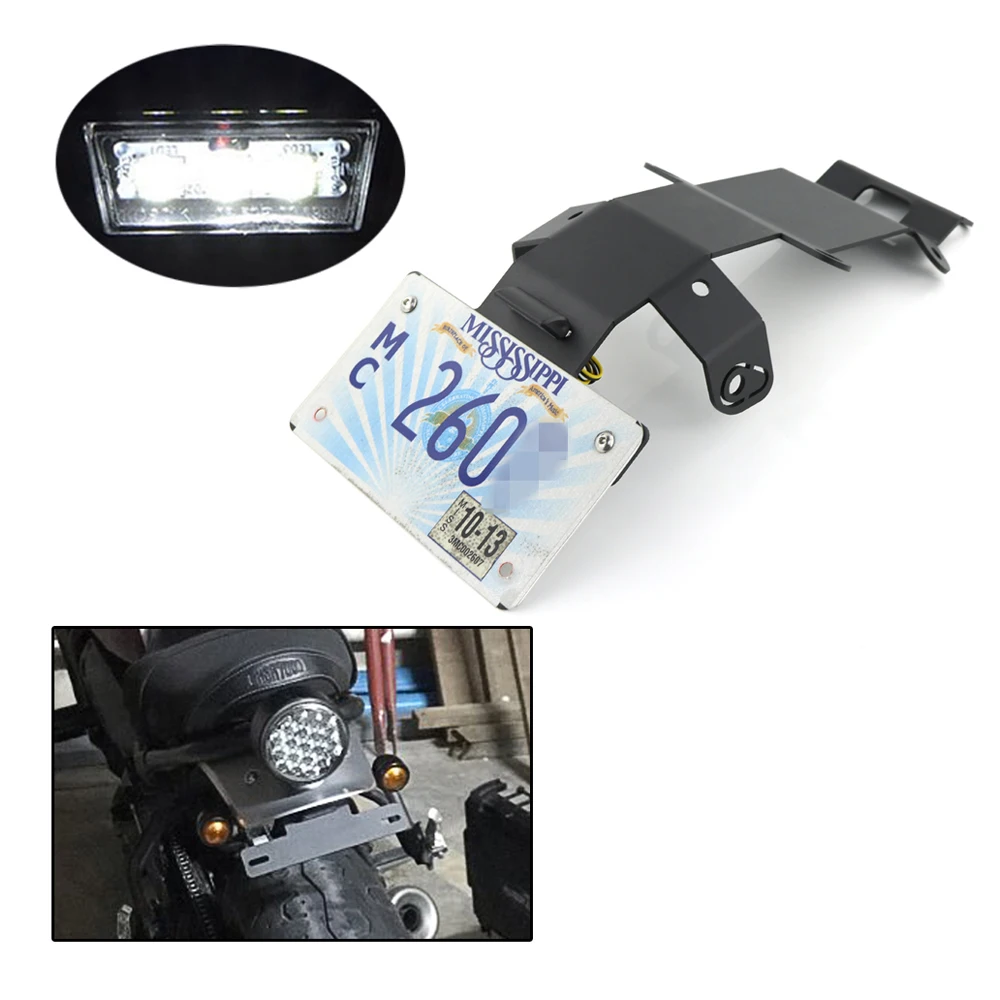 Moto Per Yamaha Xsr700 2015-2021 2022 2023 Tail Tidy Fender Eliminator Kit Staffa Porta Targa Di Immatricolazione