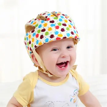 

Baby Hat Safety Helmets Cotton Infant Protective Hat Headguard for Newborns Boys Girls Crashproof Anti-shock Hat