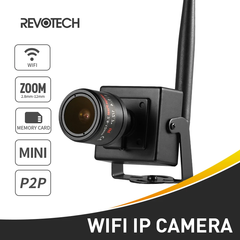 H.265 WIFI 3MP мини IP камера 2 8 12 мм ручной зум металлическая видеонаблюдения P2P со