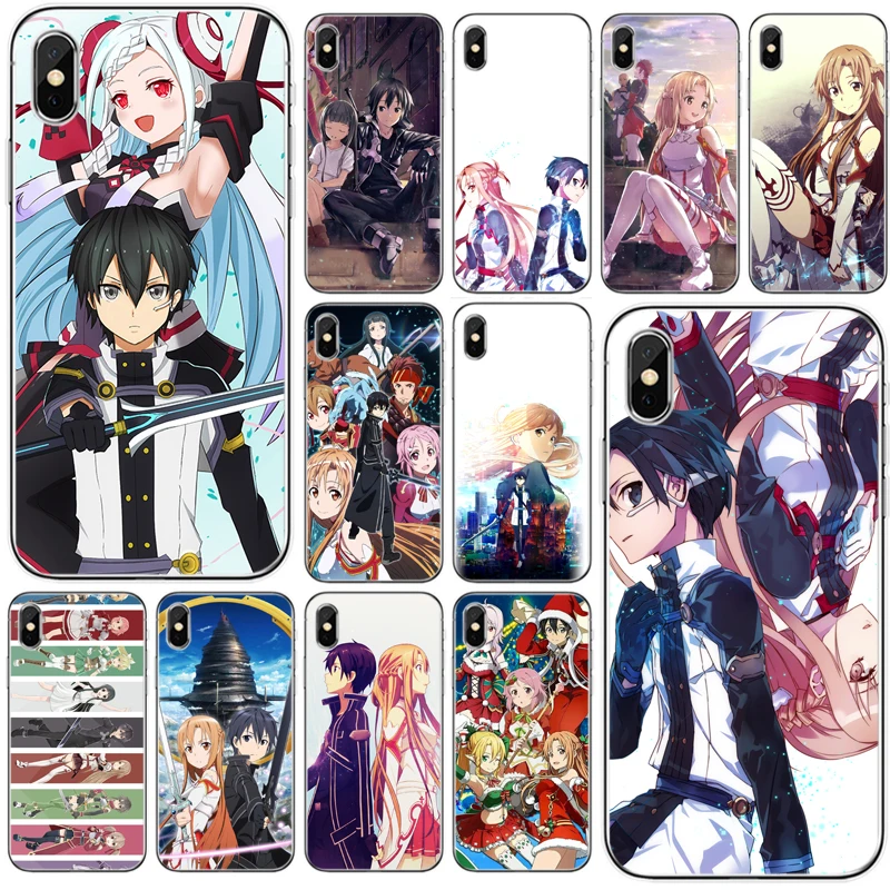Sword Art Online SAO Anime Manga P Cover Soft Silicone TPU Phone Case For iPhone SE 5 5S 6 6plus 7 8 plus X XR XS Max | Мобильные