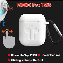 I90000Pro TWS Arie 2 беспроводные наушники 8D Super Bass Bluetooth 5,0, раздвижные наушники с регулировкой громкости, наушники PK i5000 i9000tws
