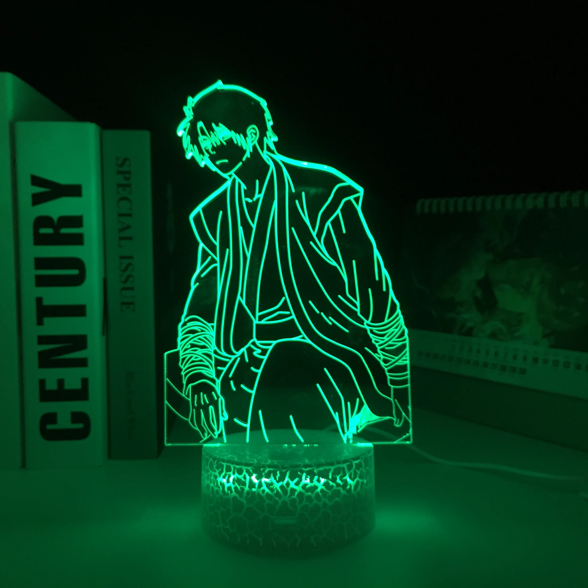 

Yona рассвета аниме 3D Светодиодная белая основа лампа для спальни декоративный Ночник подарок на день рождения акрилосветодиодный светодиодный светильник
