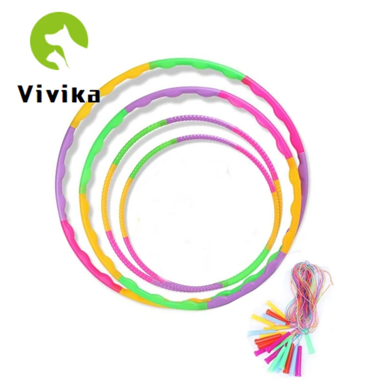 

Detachable Massage Circle Soft Hula Ring Fitness Loops Weight Loss Fitness Abdomen Exercise Hoops Child/Adults Circle