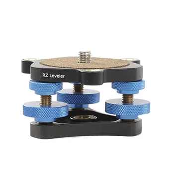 

Universal Leveling Base Professional RZ Leveler High Accuracy Screw Mount Horizontal Regulator Camera Accessory Aluminum Alloy