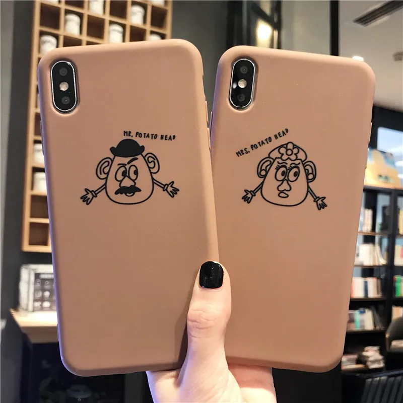 

Simple and Cute Cartoon Story Phone Case For iPhone X XR XS MAX 6 6S 7 8 Plus 11 Pro Max Cases Fashion Soft Silicone Cover Capa