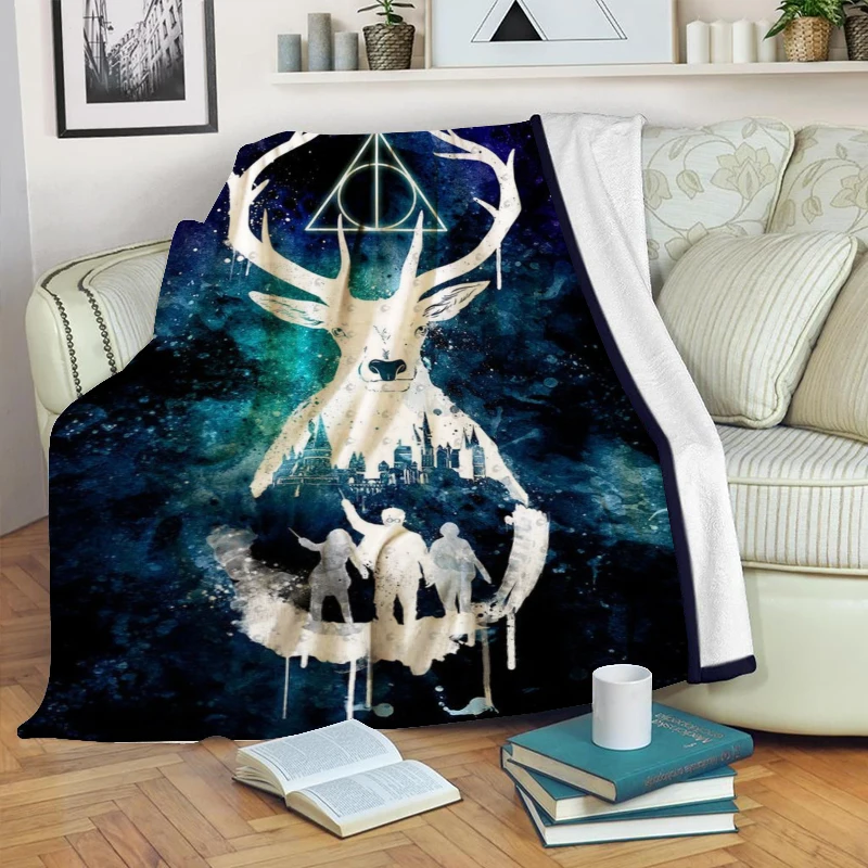 VASHU Draco-Malfoy Fleece Blankets King Size Ultra Soft Warm Flannel Blanket Bed 