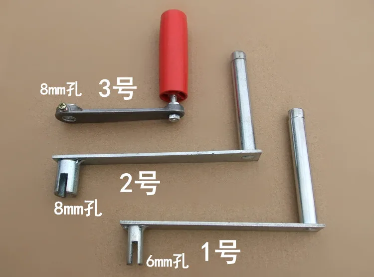 

Hand-cranking to Multi-Style 6 Mm, 8mm Axis 7 Word Motor Retarding Device Portable Power Generator Handle