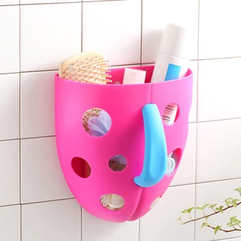 

1 Pcs New Funny Security Plastic Baby Bath Toy Organizer Box Bin Toddler Home Laundry Kid Net Scoop Storage Baskets 3 Colors