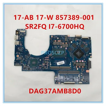 

For 17-AB 17-W 17-AB091MS 857389-601 857389-001 DAG37AMB8D0 G37A laptop motherboard with 950M 4GB i7-6700HQ 100% working well