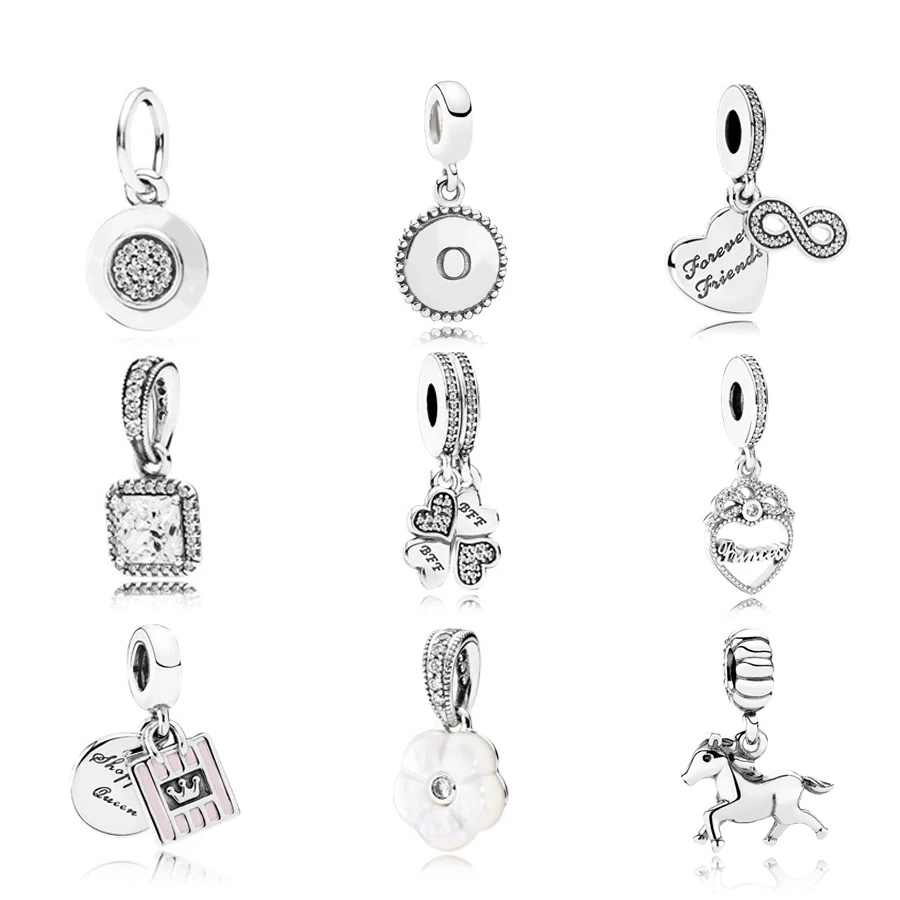 NEW 100% 925 Sterling Silver Classic and love pendant charm bead Collocation Bracelet DIY bracelet Factory wholesale NEW 100% 925 Sterling Silver Classic and love pendant charm bead Collocation Bracelet DIY bracelet Factory wholesale