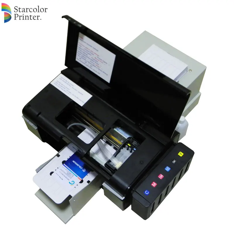 Цифровой принтер CD DVD диск печатная машина ПВХ карты Принтеры для Epson L800 с 51 шт. CD/ПВХ лоток для Лидер продаж