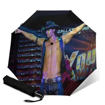 

Matthew McConaughey creative men's and women's automatic three fold umbrella rainy day colorful fashion umbrella