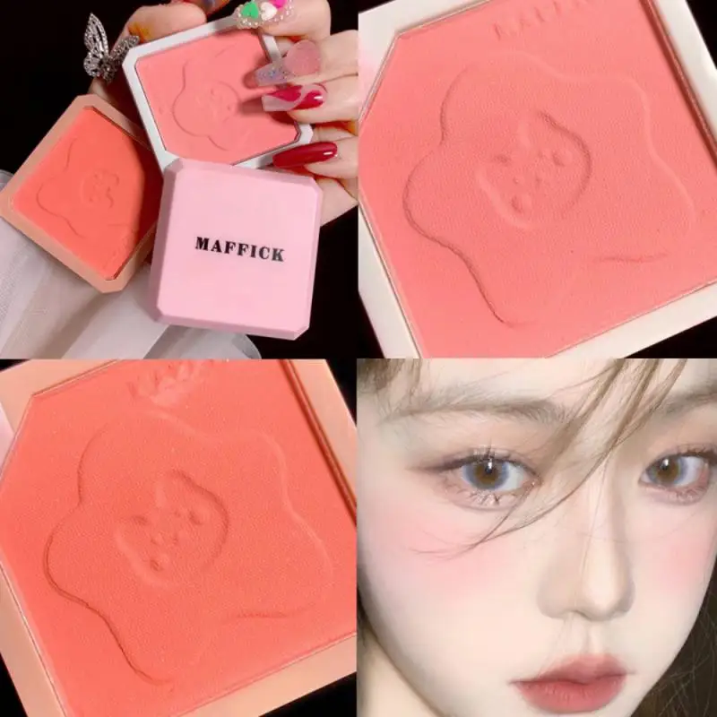 

MAFFICK Blush Palette Petal Matte Blusher Highlighter Powder Contour Cheek Rouge Easy to Wear Make Up Natural Mineral TSLM2