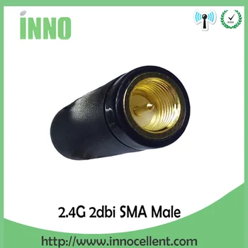 

20pcs Wholesale Wifi 2.4Ghz Antenna 2dbi SMA male plug connector Mini Size 2.4 ghz antena wi fi Directional Waterproof antenne