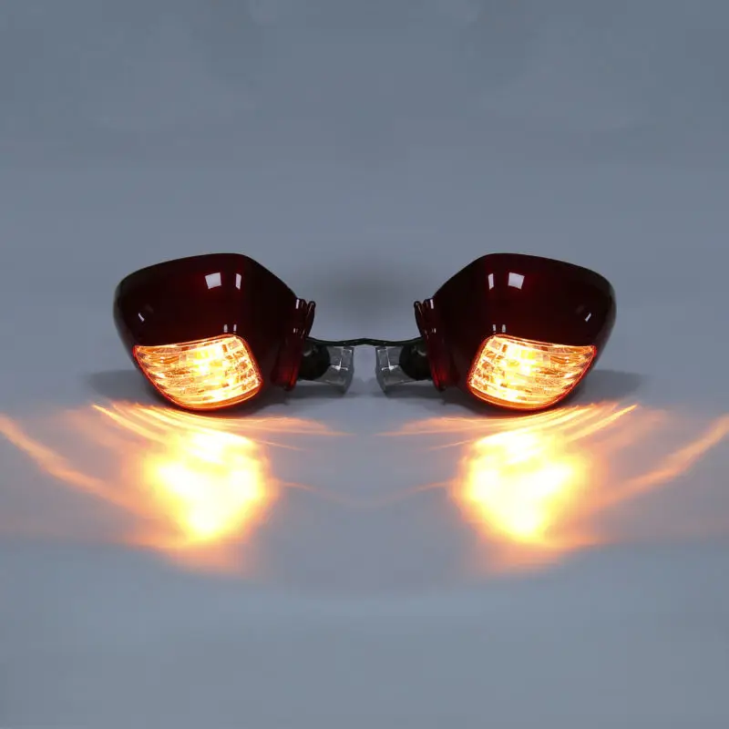 Пара зеркало заднего вида с поворотным сигналом для Honda Goldwing GL1800 2001-2012 03 04 05
