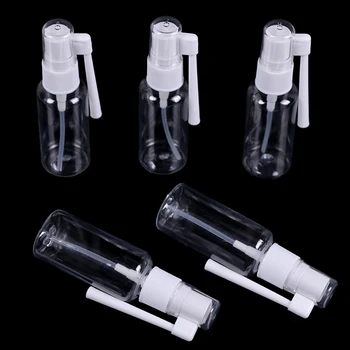 

5pcs 30ml Empty Plastic Nasal Bottle Small Rotation Mist Spray Bottles Nose Pharmaceutical Medicine Atomizer