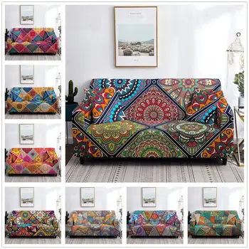 

Bohemian Mandala Sofa Cover Sofa Slipcover Couch Cover Stretch for Living Room Home Decor 1/2/3/4 Seater