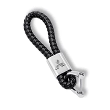 3D плетеный Канат брелок ручной работы пряжка для Mitsubishi asx outlander 3 xl lancer pajero 4 l200 аксессуары