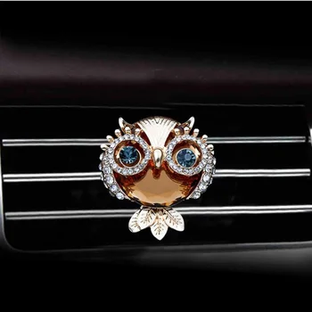 

Owl Style car air freshener perfume bottle diffuser in the car auto Air conditioner outlet vent air Perfume clip