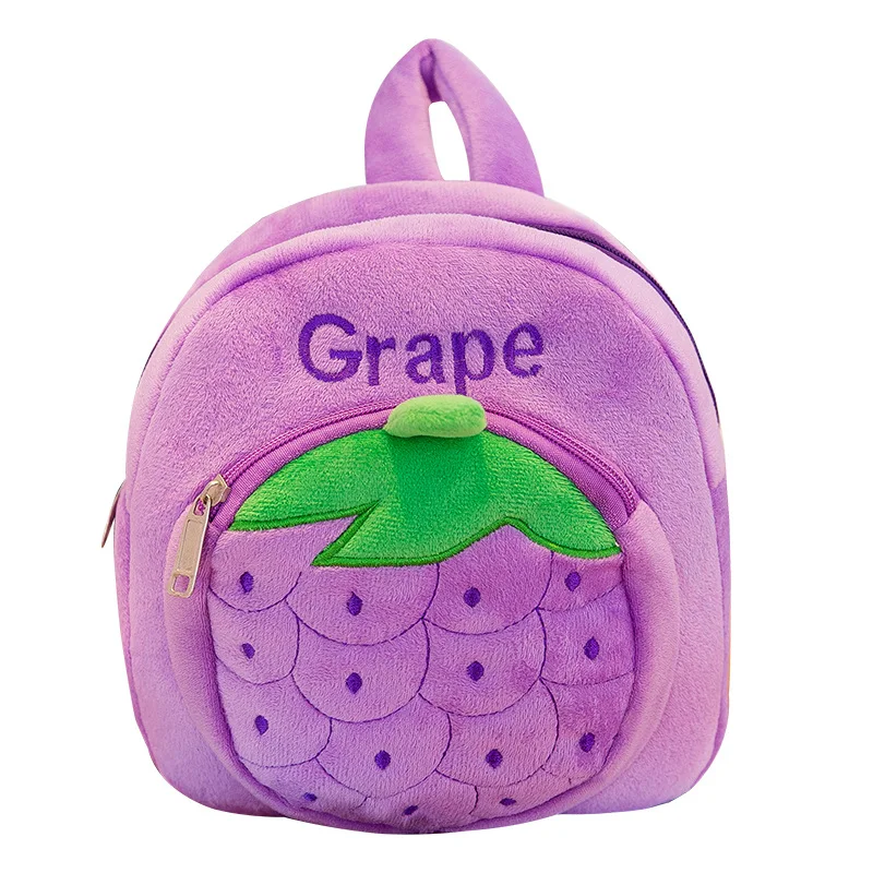 Детская школьная сумка в форме фруктов, мини-плюшевый рюкзак для мальчиков и девочек, подарок для детей, новая милая сумка для студентов