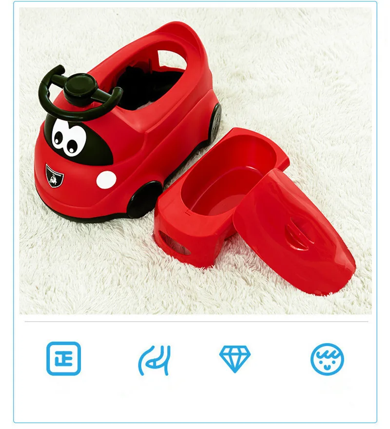 New Movable Car Baby Toilet Kids Car Driver Toilet WC Kids Multi-functional Boy's Toy Training 10