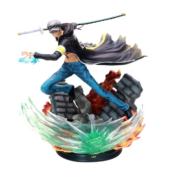 

31cm Large Size Anime One Piece Portrait Of Pirates Sailing Again Trafalgar Law Battle Ver. GK PVC Figure Statue Model Toys Doll