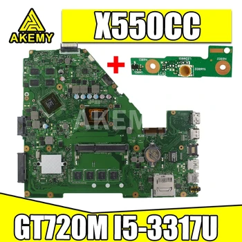 

Akemy X550CC Motherboard GT720M I5-3317U For Asus X550C X550CL X552C laptop Motherboard X550CC Mainboard X550CC Motherboard