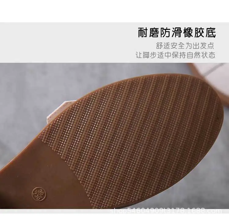 

Pearl Clasp Rubber Sole WOMEN'S Casual Shoes Set Foot with Double Purpose Loafers Flat Heel Shoes British Style STUDENT'S Shoes